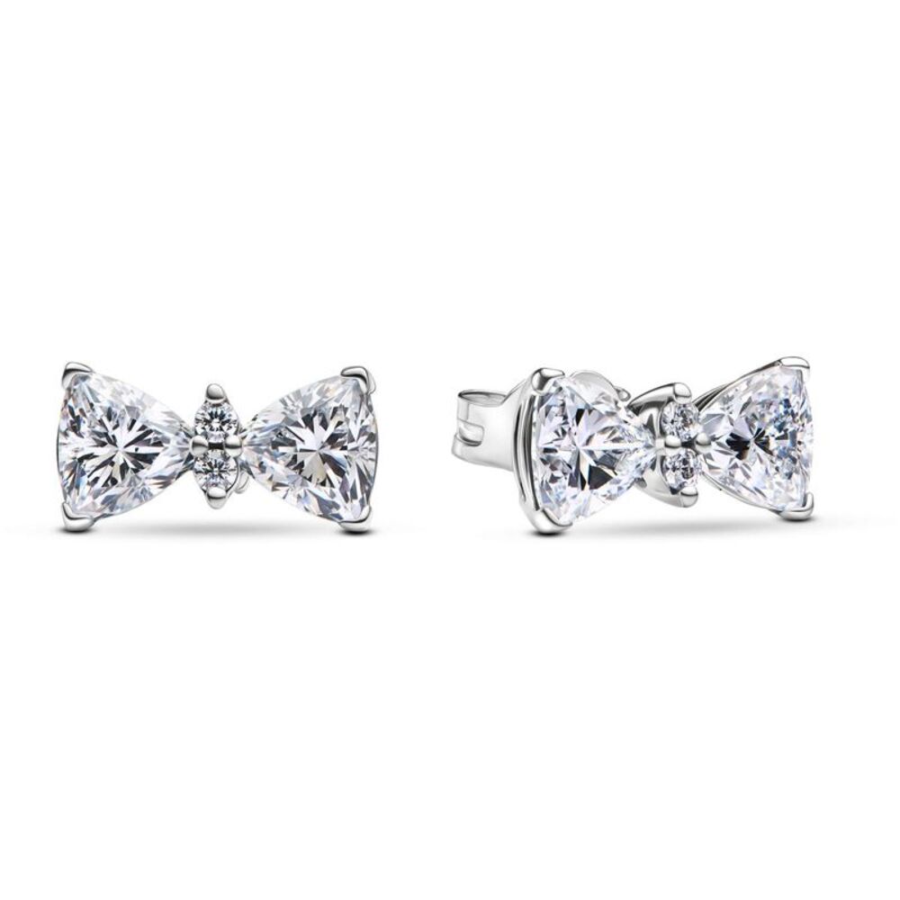 Pandora Timeless Sparkling Bow Stud Earrings